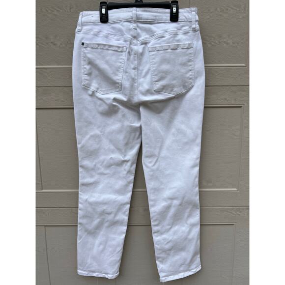 Chico’s DefineMe Denim Straight Leg Ankle Jeans White Women’s Size 1.5 (US 10) - Picture 6 of 10